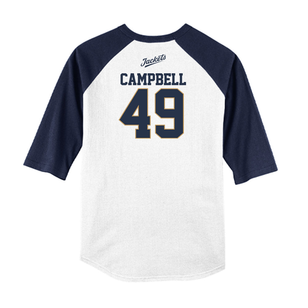 Georgia Tech - NCAA Baseball : Kayden Campbell - USA Raglan Shirt-1
