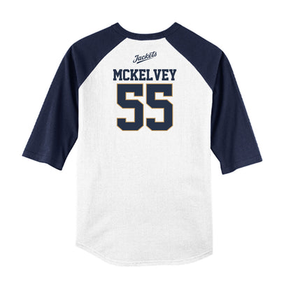 Georgia Tech - NCAA Baseball : Adam Mckelvey - USA Raglan Shirt-1