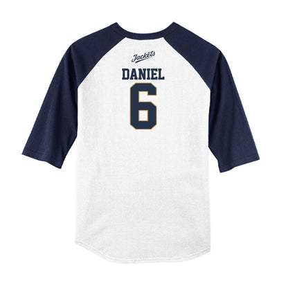Georgia Tech - NCAA Baseball : Caleb Daniel - USA Raglan Shirt-1