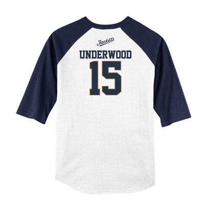Georgia Tech - NCAA Baseball : Cooper Underwood - USA Raglan Shirt-1