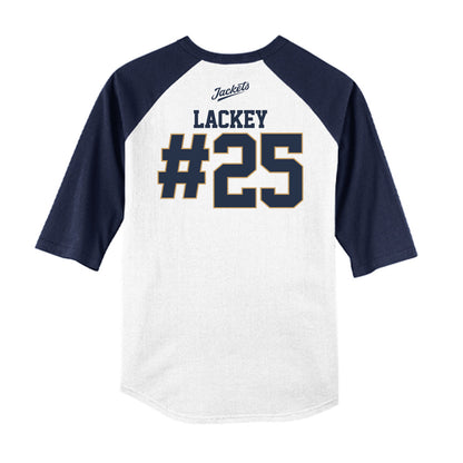 Georgia Tech - NCAA Baseball : Vahn Lackey - USA Raglan Shirt-1