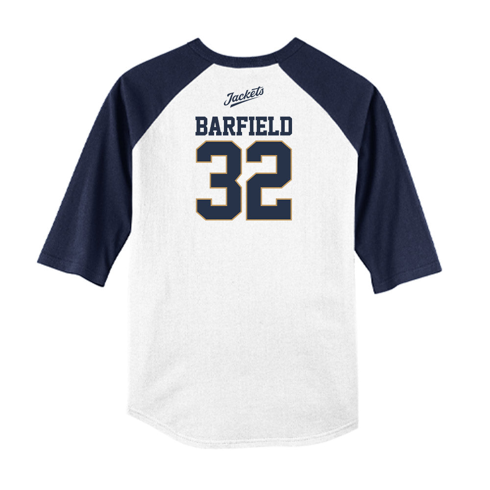 Georgia Tech - NCAA Baseball : Brett Barfield - USA Raglan Shirt-1