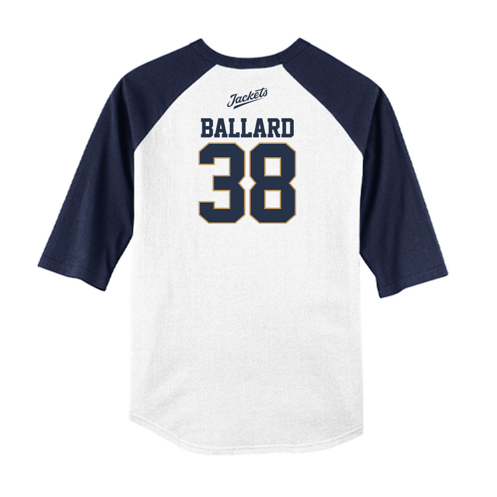 Georgia Tech - NCAA Baseball : Carson Ballard - USA Raglan Shirt-1