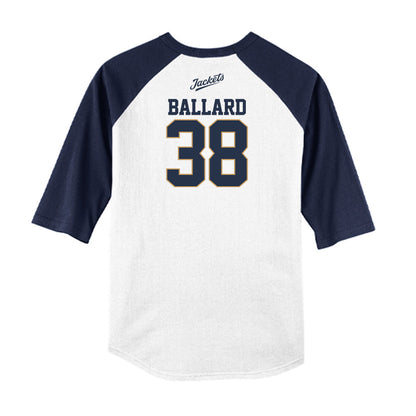 Georgia Tech - NCAA Baseball : Carson Ballard - USA Raglan Shirt-1