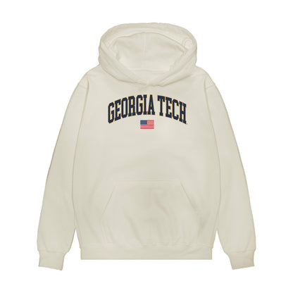 Georgia Tech - NCAA Baseball : Alex Hernandez - USA Premium Hooded Sweatshirt-0