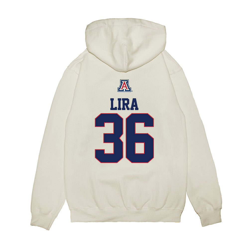 Arizona - NCAA Baseball : Tony Lira - USA Raglan Premium Hooded Sweatshirt-1