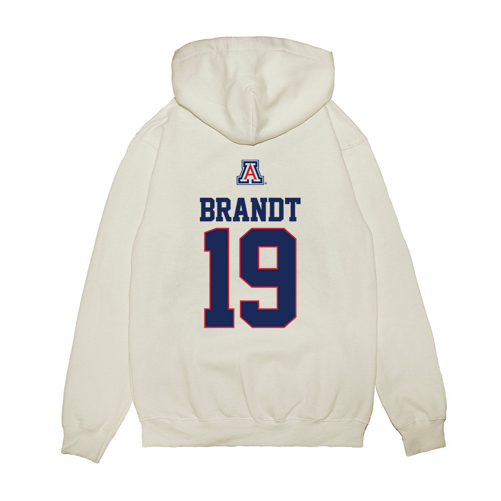 Arizona - NCAA Baseball : Evan Brandt - USA Raglan Premium Hooded Sweatshirt-1