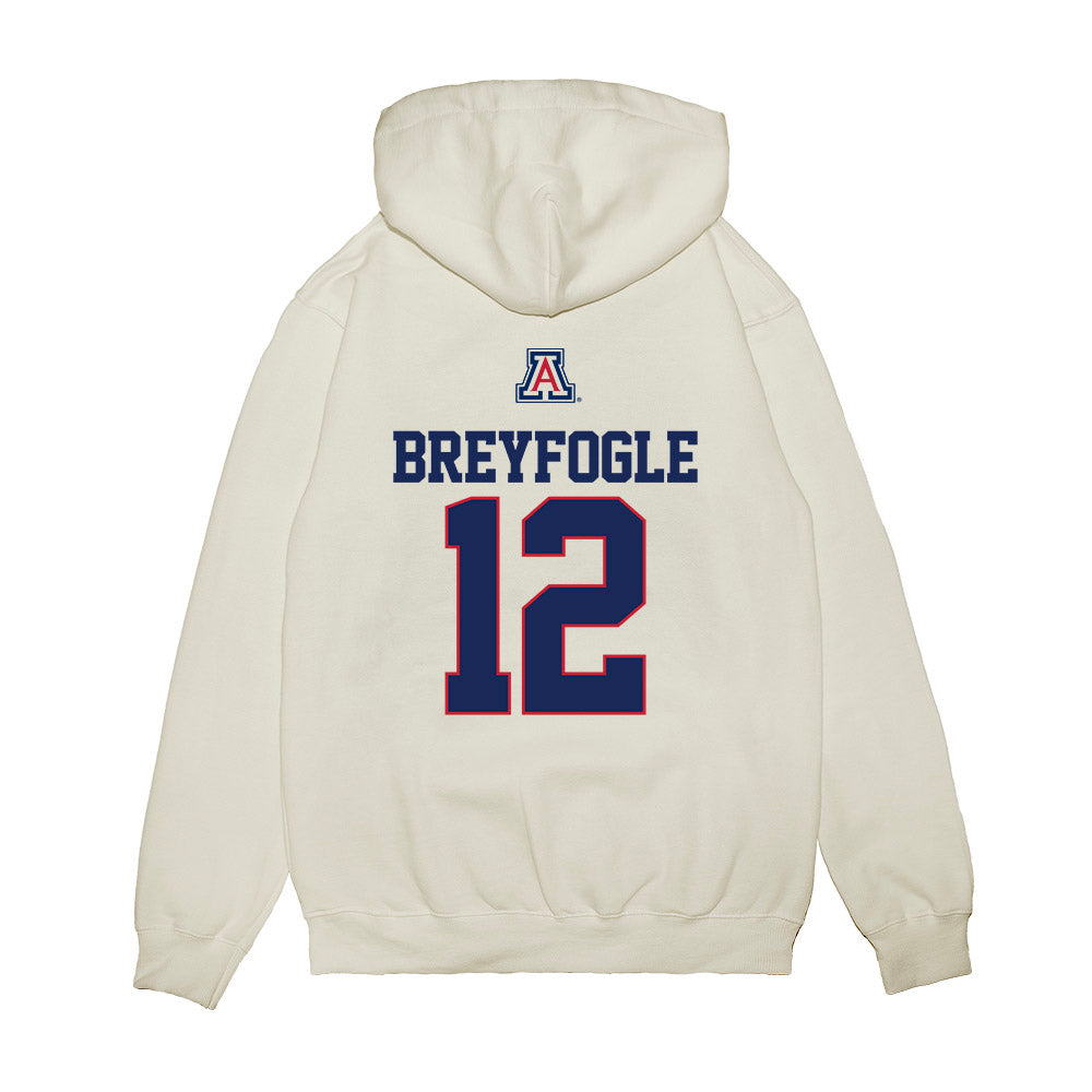 Arizona - NCAA Baseball : Easton Breyfogle - USA Raglan Premium Hooded Sweatshirt-1