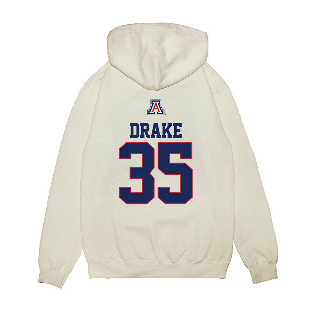 Arizona - NCAA Baseball : JT Drake - USA Raglan Premium Hooded Sweatshirt-1