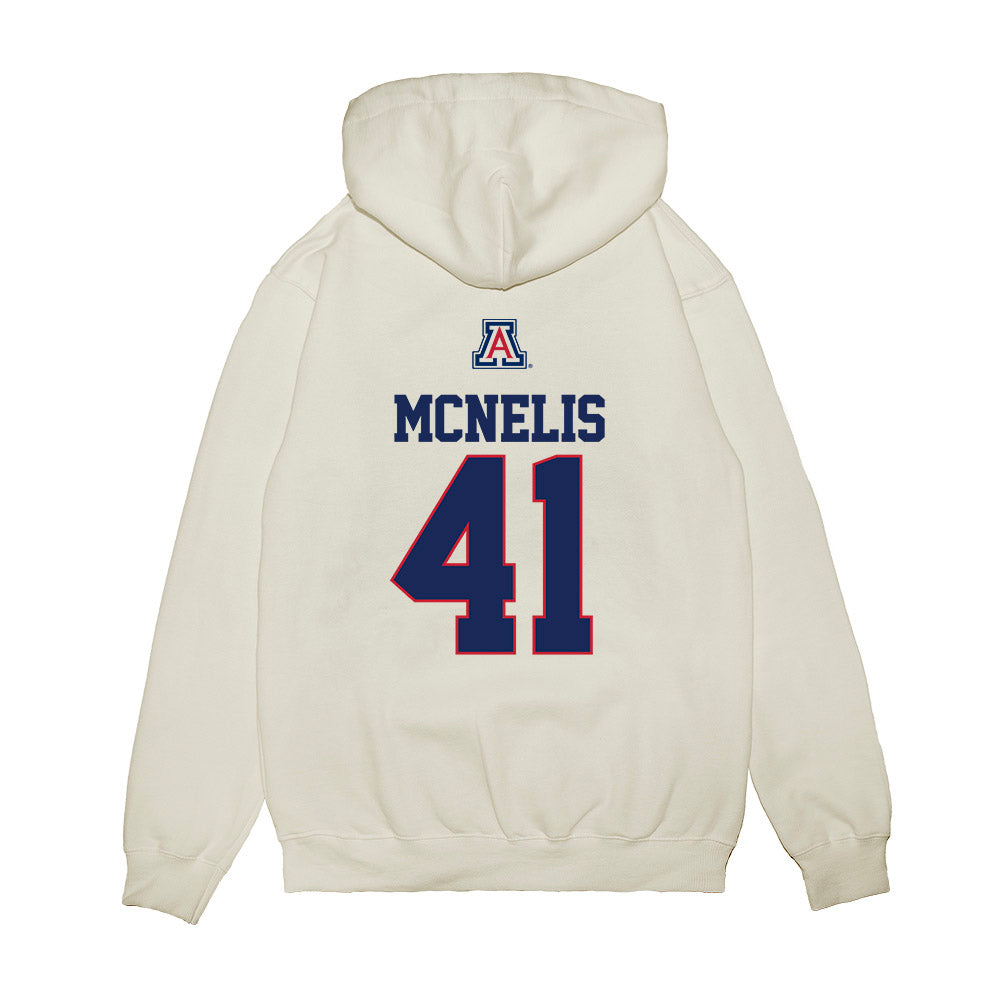 Arizona - NCAA Baseball : Chaz McNelis - USA Raglan Premium Hooded Sweatshirt-1