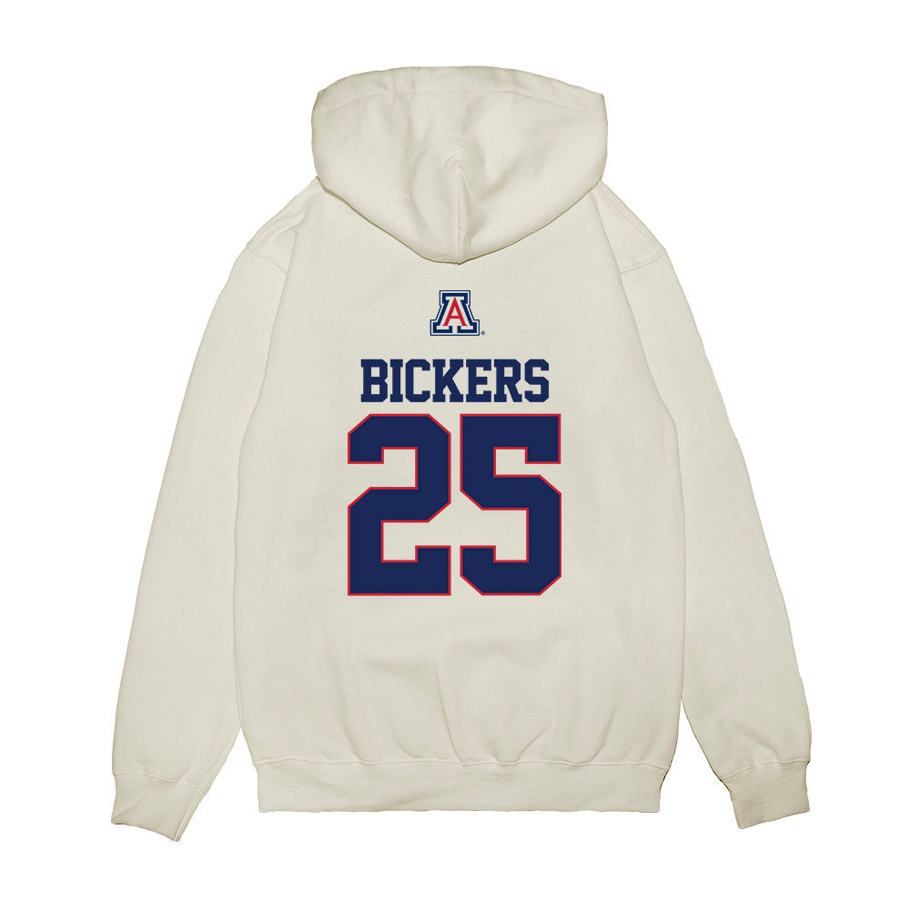 Arizona - NCAA Baseball : Tyler Bickers - USA Raglan Premium Hooded Sweatshirt-1
