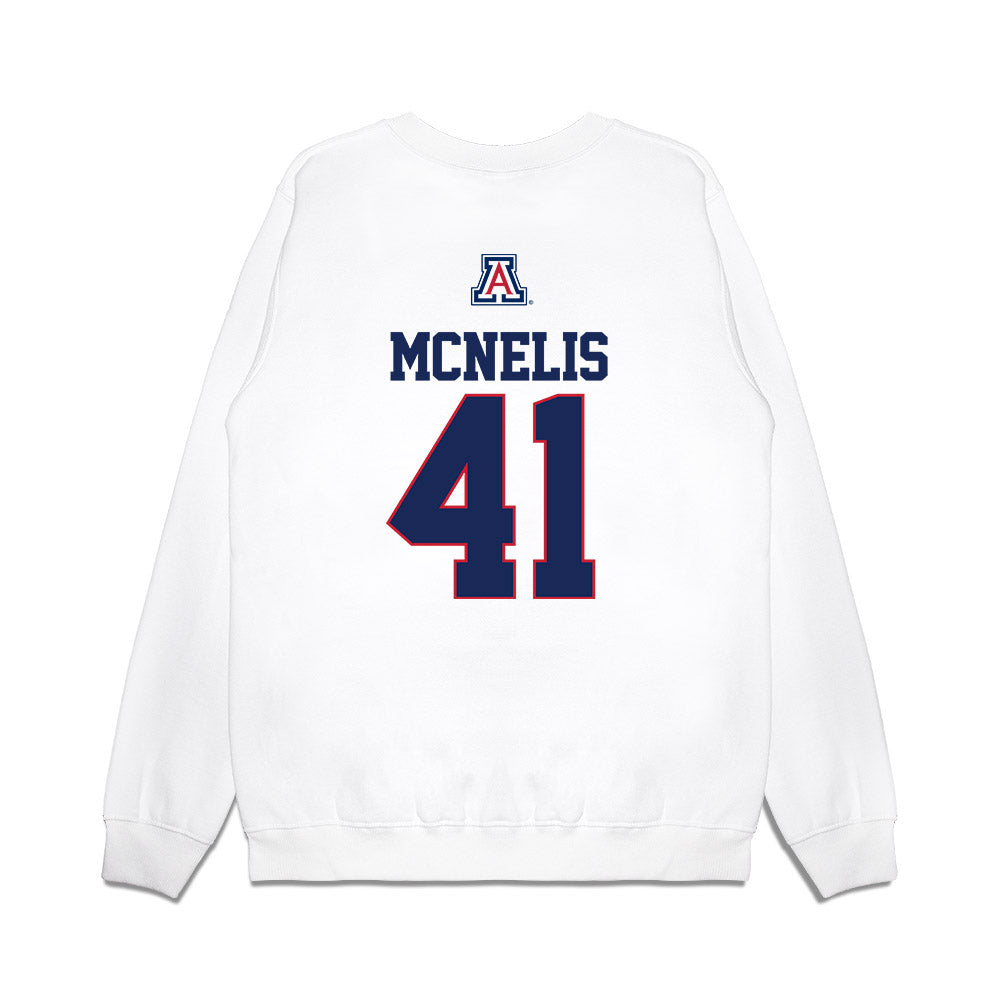 Arizona - NCAA Baseball : Chaz McNelis - USA Raglan Premium Crewneck Sweatshirt-1