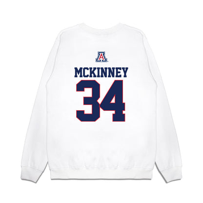 Arizona - NCAA Baseball : Collin McKinney - USA Raglan Premium Crewneck Sweatshirt-1