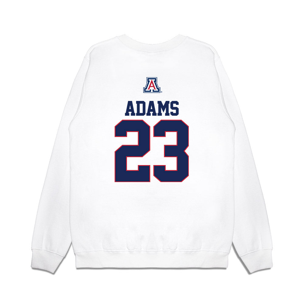 Arizona - NCAA Baseball : TJ Adams - USA Raglan Premium Crewneck Sweatshirt-1