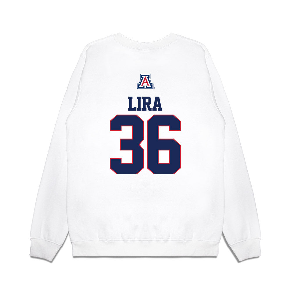 Arizona - NCAA Baseball : Tony Lira - USA Raglan Premium Crewneck Sweatshirt-1