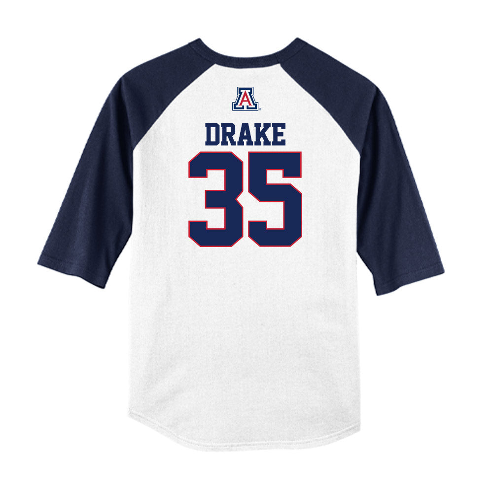 Arizona - NCAA Baseball : JT Drake - USA Raglan Raglan Shirt-1