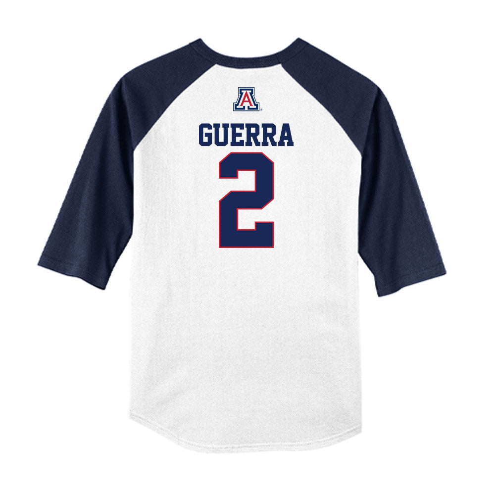 Arizona - NCAA Baseball : Ethan Guerra - USA Raglan Raglan Shirt-1