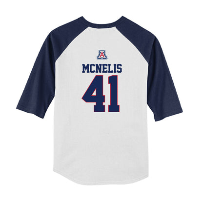 Arizona - NCAA Baseball : Chaz McNelis - USA Raglan Youth Raglan T-Shirt-1