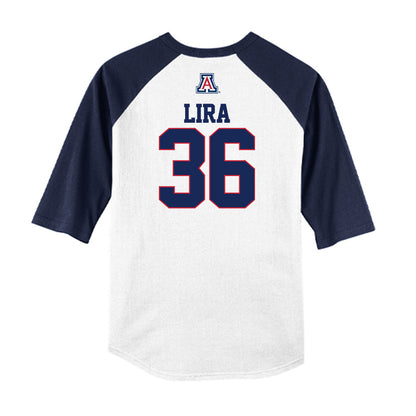 Arizona - NCAA Baseball : Tony Lira - USA Raglan Raglan Shirt-1