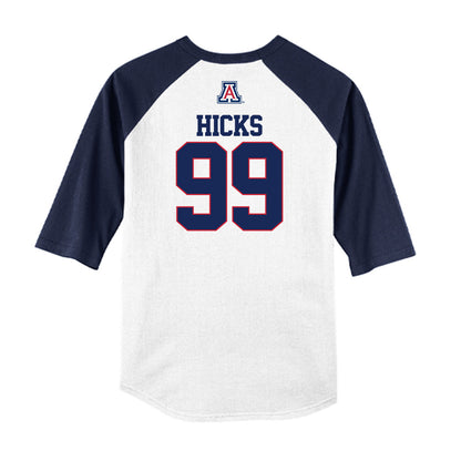 Arizona - NCAA Baseball : Garrett Hicks - USA Raglan Raglan Shirt-1