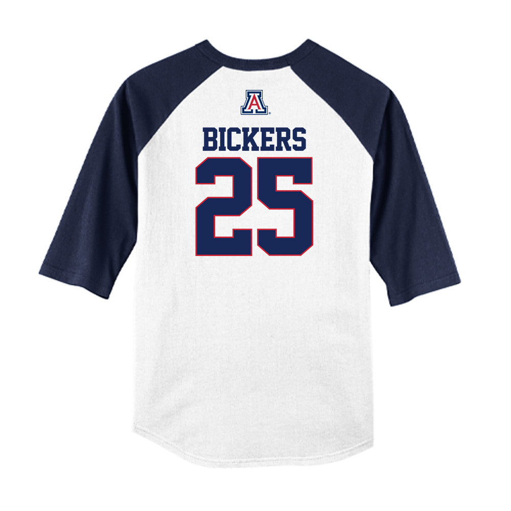 Arizona - NCAA Baseball : Tyler Bickers - USA Raglan Raglan Shirt-1