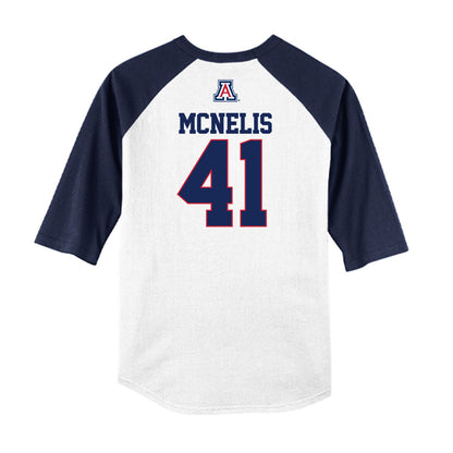 Arizona - NCAA Baseball : Chaz McNelis - USA Raglan Raglan Shirt-1