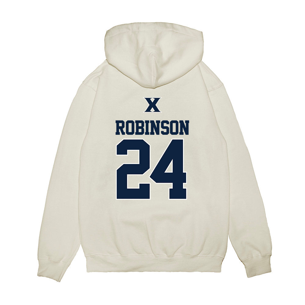 Xavier - NCAA Baseball : Cooper Robinson - USA Premium Hooded Sweatshirt-1