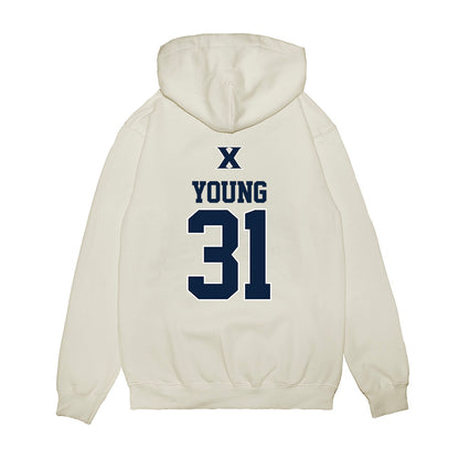Xavier - NCAA Baseball : Joey Young - USA Premium Hooded Sweatshirt-1