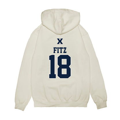 Xavier - NCAA Baseball : Jonathan Fitz - USA Premium Hooded Sweatshirt-1