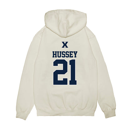 Xavier - NCAA Baseball : Ryan Hussey - USA Premium Hooded Sweatshirt-1