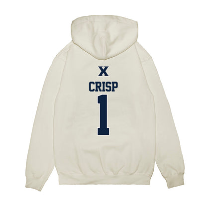 Xavier - NCAA Baseball : JD Crisp - USA Premium Hooded Sweatshirt-1