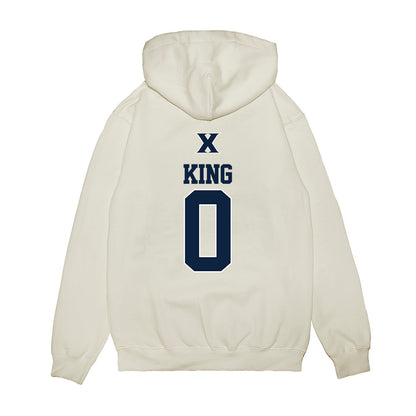 Xavier - NCAA Baseball : Alex King - USA Premium Hooded Sweatshirt-1