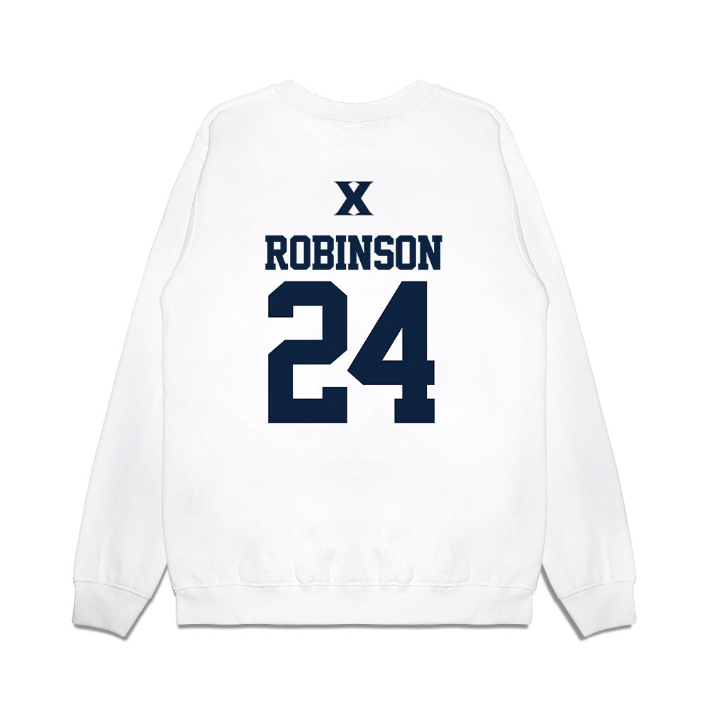 Xavier - NCAA Baseball : Cooper Robinson - USA Premium Crewneck Sweatshirt-1