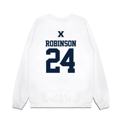 Xavier - NCAA Baseball : Cooper Robinson - USA Premium Crewneck Sweatshirt-1