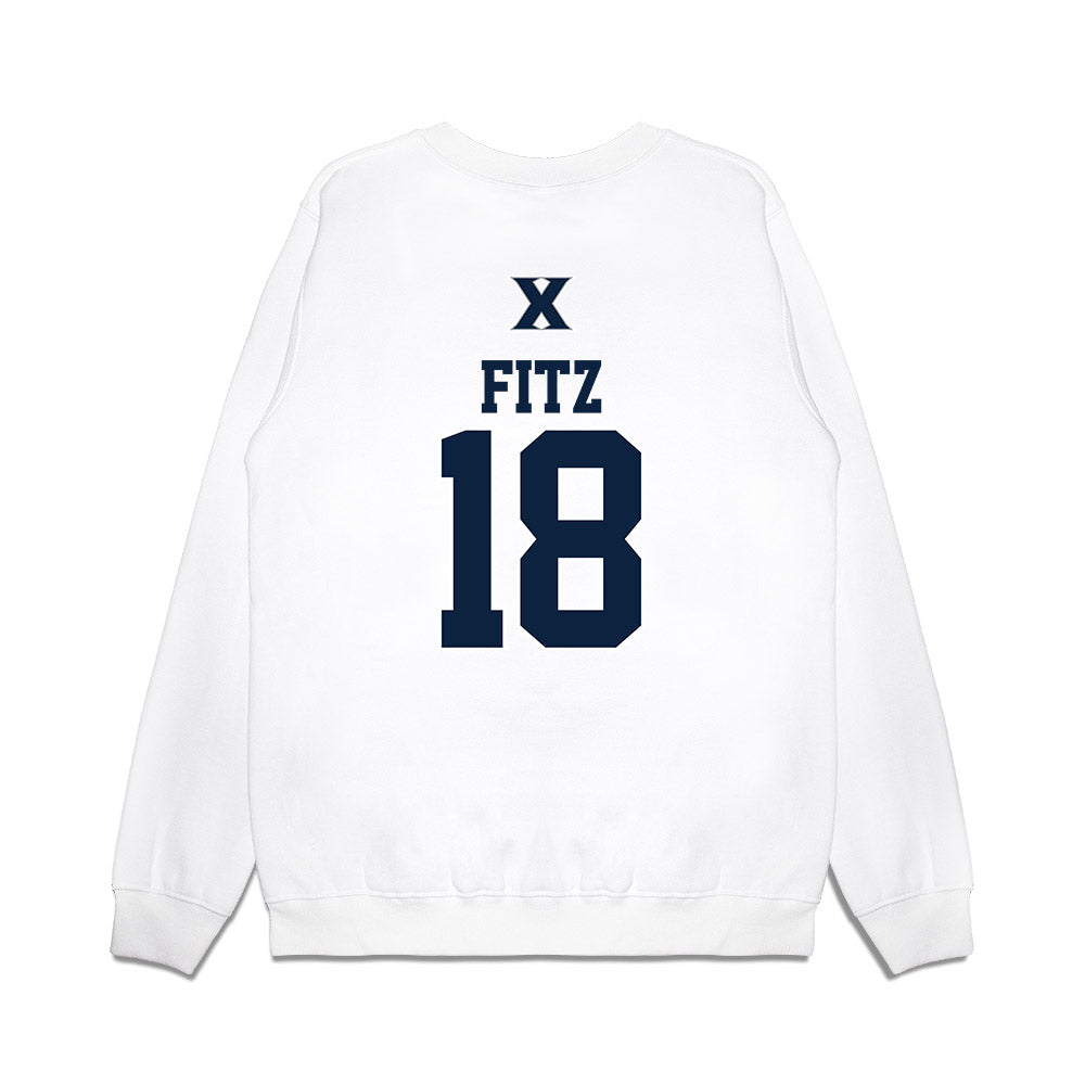 Xavier - NCAA Baseball : Jonathan Fitz - USA Premium Crewneck Sweatshirt-1