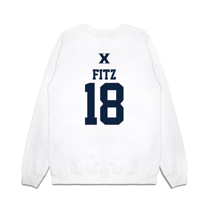 Xavier - NCAA Baseball : Jonathan Fitz - USA Premium Crewneck Sweatshirt-1