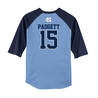 UNC - NCAA Baseball : Cameron Padgett - USA Raglan Shirt-1