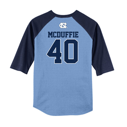 UNC - NCAA Baseball : Walker McDuffie - USA Raglan Shirt-1