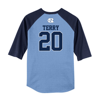 UNC - NCAA Baseball : AJ Terry - USA Raglan Shirt-1