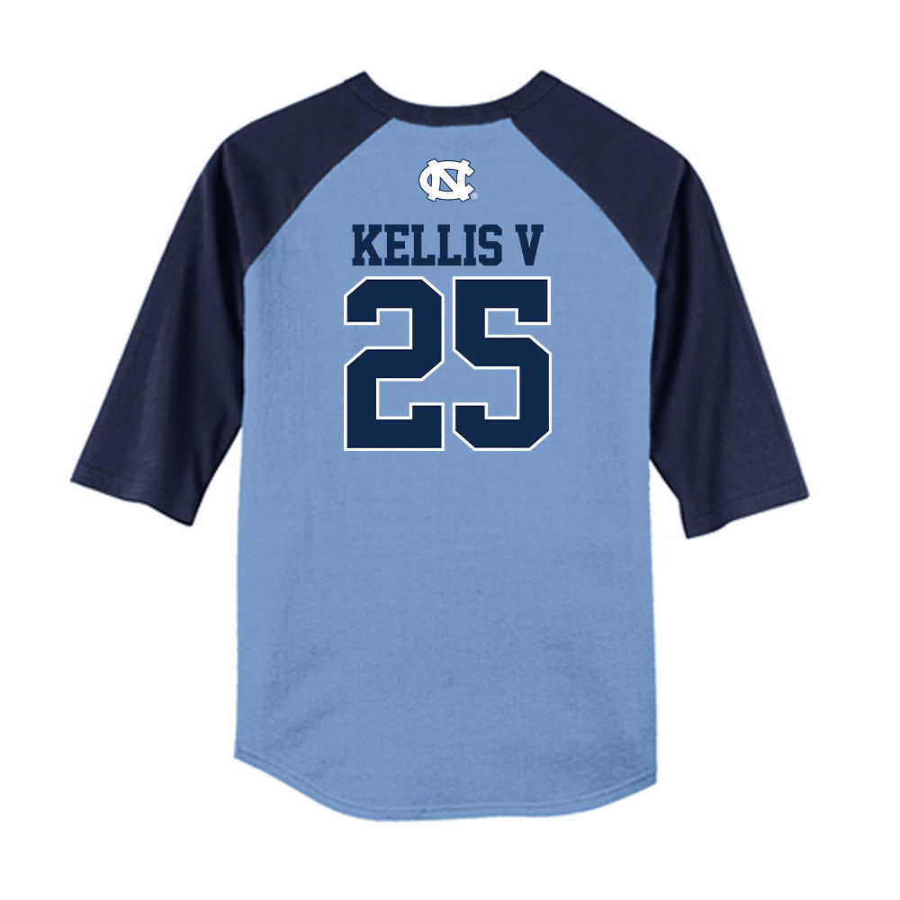 UNC - NCAA Baseball : Rom Kellis V - USA Raglan Shirt-1