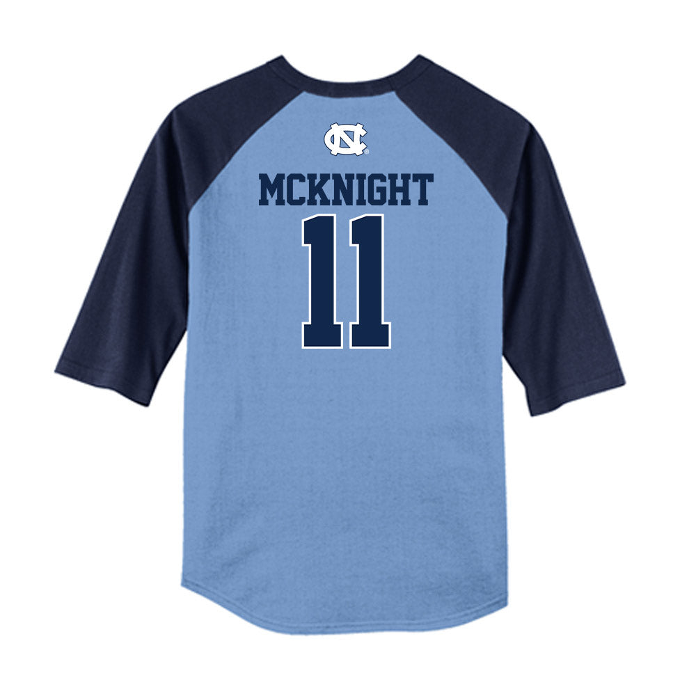UNC - NCAA Baseball : Matt McKnight - USA Raglan Shirt-1