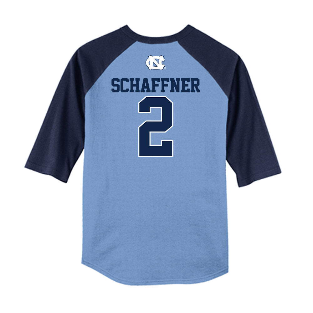 UNC - NCAA Baseball : Jake Schaffner - USA Raglan Shirt-1