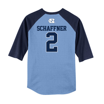 UNC - NCAA Baseball : Jake Schaffner - USA Raglan Shirt-1