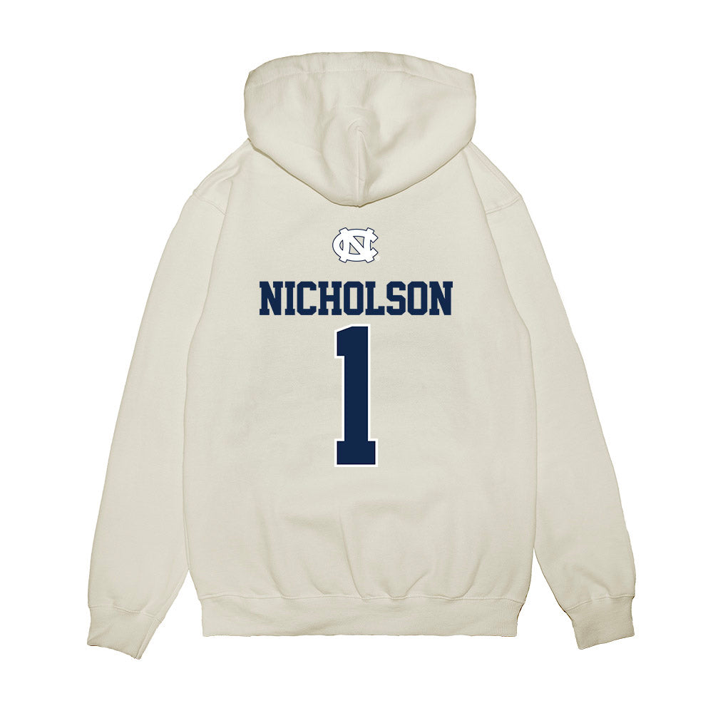 UNC - NCAA Baseball : Cooper Nicholson - USA Premium Hooded Sweatshirt-1