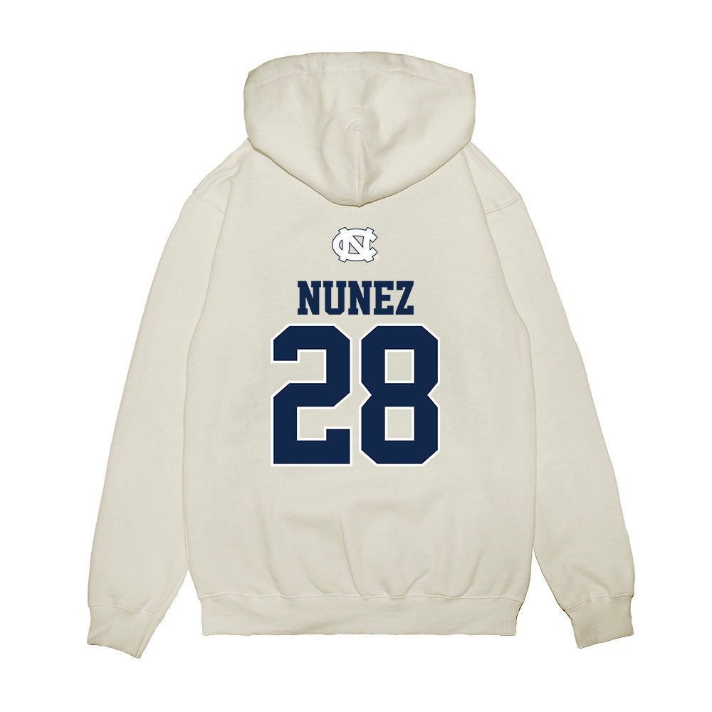 UNC - NCAA Baseball : Jadyn Nunez - USA Premium Hooded Sweatshirt-1