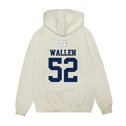 UNC - NCAA Baseball : Andrew Wallen - USA Premium Hooded Sweatshirt-1