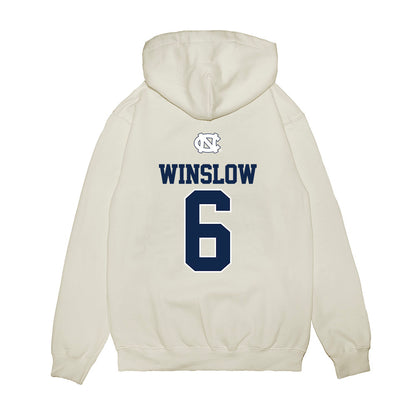 UNC - NCAA Baseball : Macon Winslow - USA Premium Hooded Sweatshirt-1