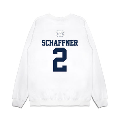 UNC - NCAA Baseball : Jake Schaffner - USA Premium Crewneck Sweatshirt-1