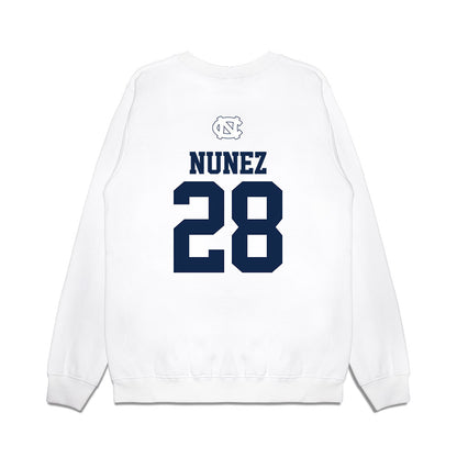 UNC - NCAA Baseball : Jadyn Nunez - USA Premium Crewneck Sweatshirt-1