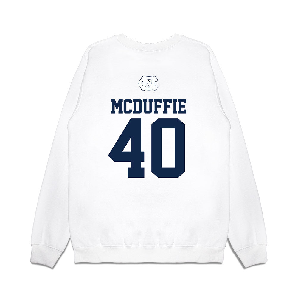 UNC - NCAA Baseball : Walker McDuffie - USA Premium Crewneck Sweatshirt-1